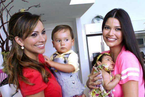 Uno de los momentos inolvidables de su primer año, fue cuando le presentaron a su amiguita Giulietta.