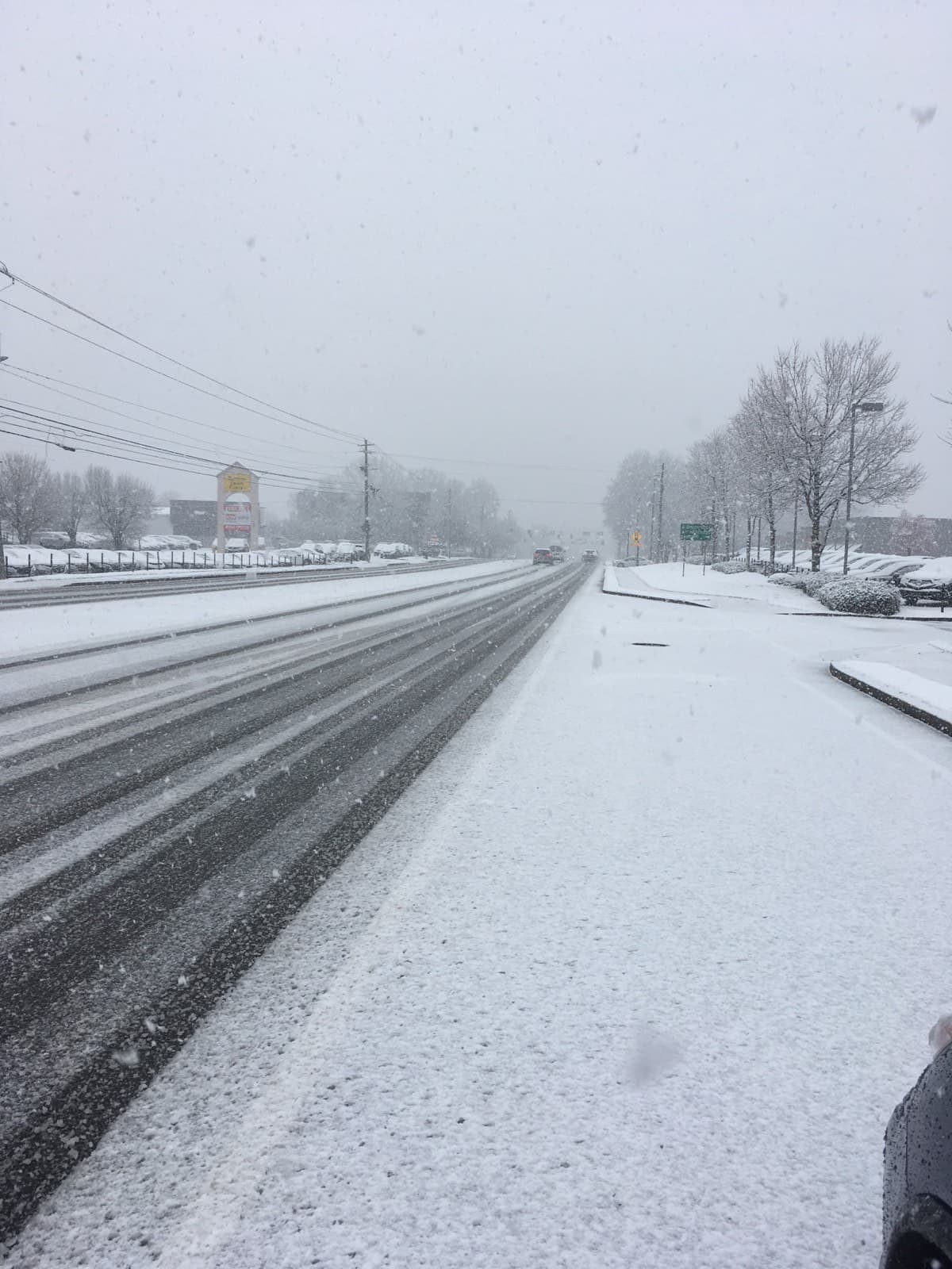 Ciudades como Lawrenceville, Duluth, Alpharetta, Roswell, Suwanee, Kennesaw registraron varias pulgadas de nieves.