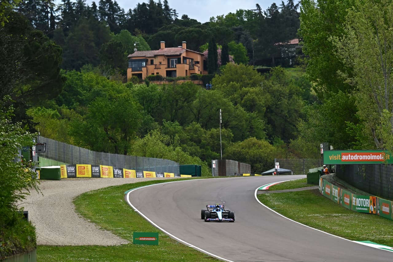 Los paisajes son espectaculares en el Gran Premio de Emilia-Romaña.