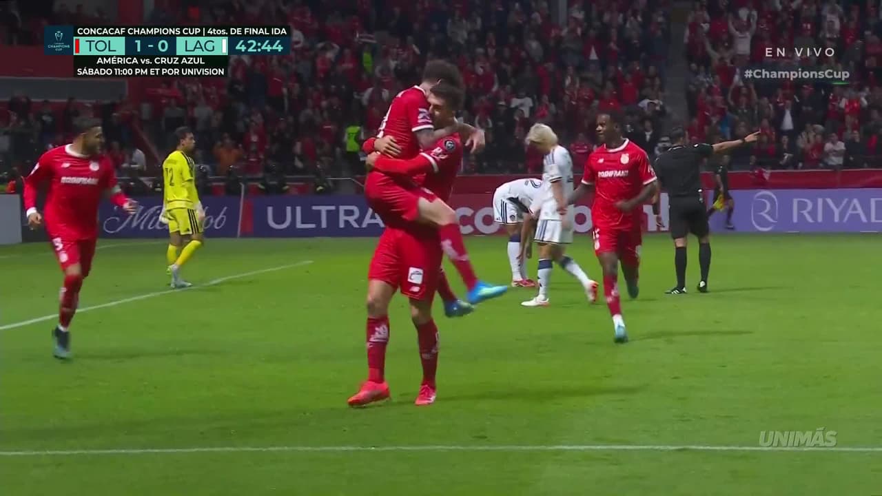 ¡Tiki taka del Toluca! Paulinho definió el 2-0 sobre Galaxy