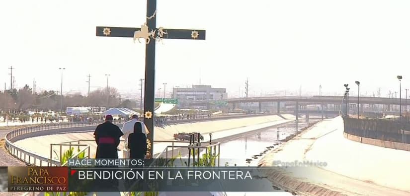 El Papa Francisco visita la frontera