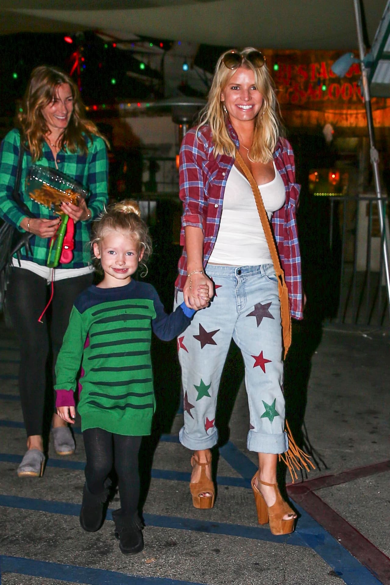 Fue la pequeña Maxwell quien se robó el show.