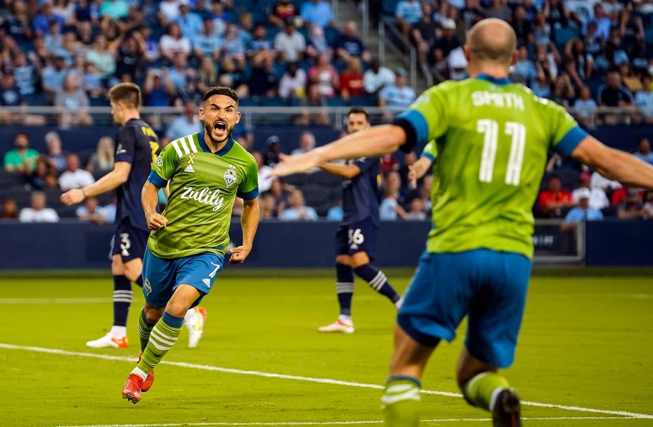 Cristian Roldán abrió la cuenta para el conjunto de Brian Schmetzer.
<br>