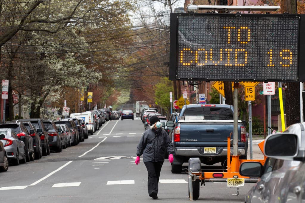 <b>Nueva Jersey</b> tiene el segundo mayor número de casos de COVID-19 en los EEUU con más de 50,000 contagiados, pero sus calles se vieron solas durante este día.