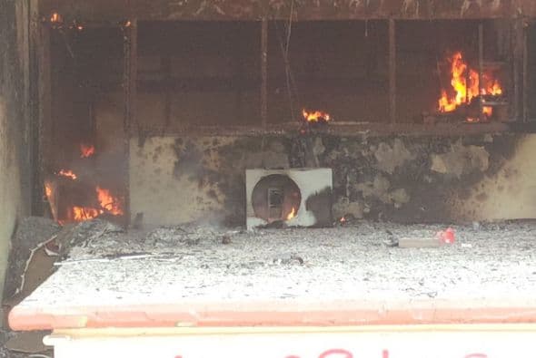 Una parte del inmueble quedó totalmente destruida. Foto: Guadalupe Álvarez.