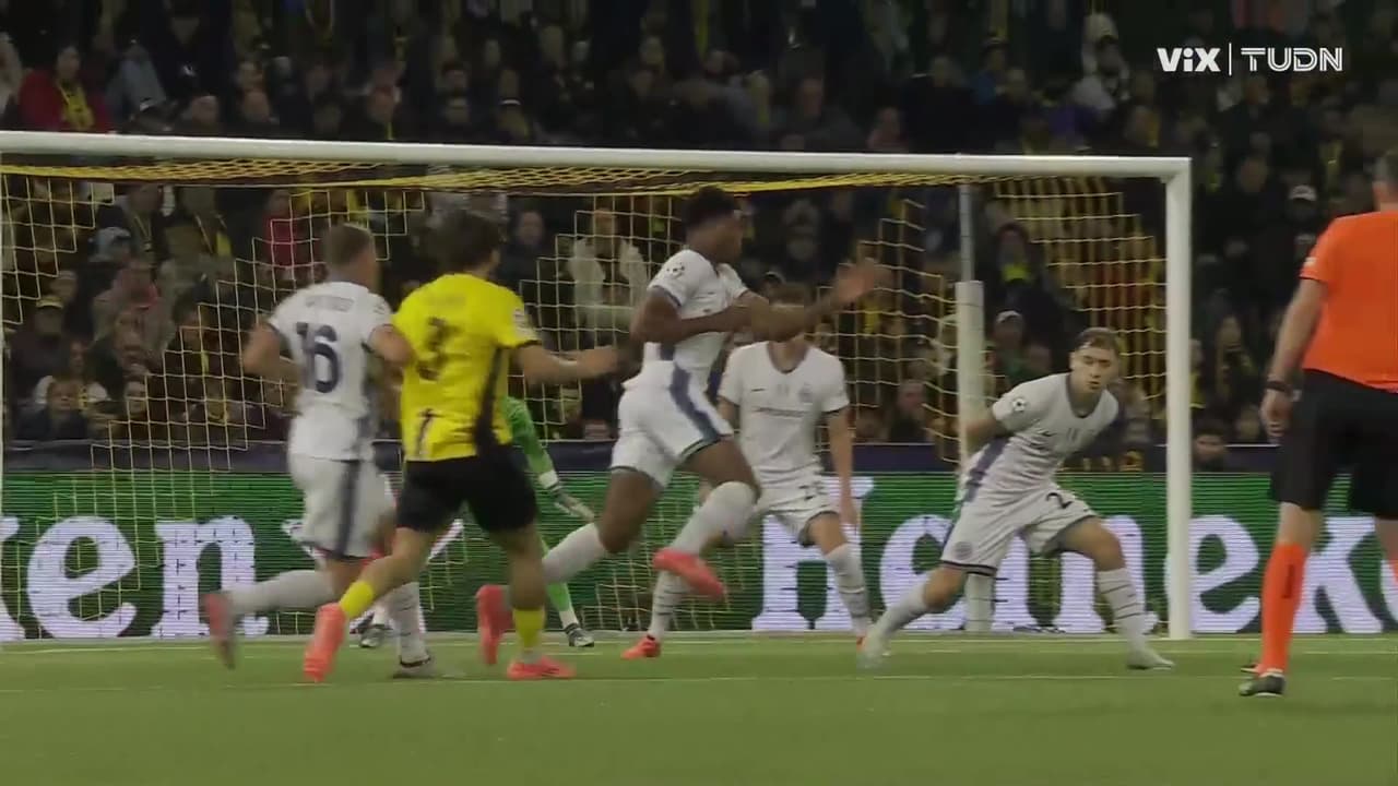 Jaouen Hadjam prueba al portero del Inter y se queda a nada de abrir el marcador