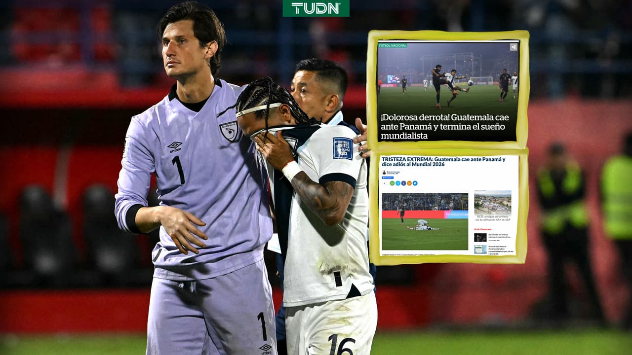 Dolor total: así reaccionó la prensa ante la eliminación de Guatemala