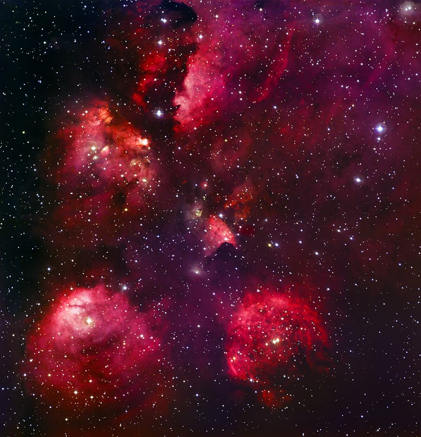 La nebulosa Pata de Gato captada por Chandra. (Crédito: Chandra X-ray Observatory Center)