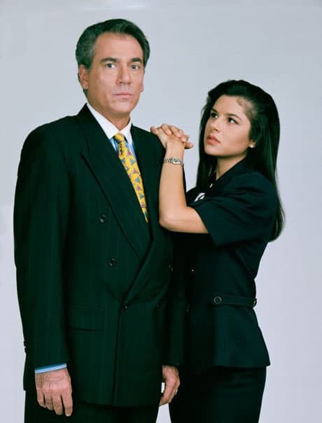 "Lazos de amor" es una de las telenovelas en donde comenzó a despuntar su carrera.