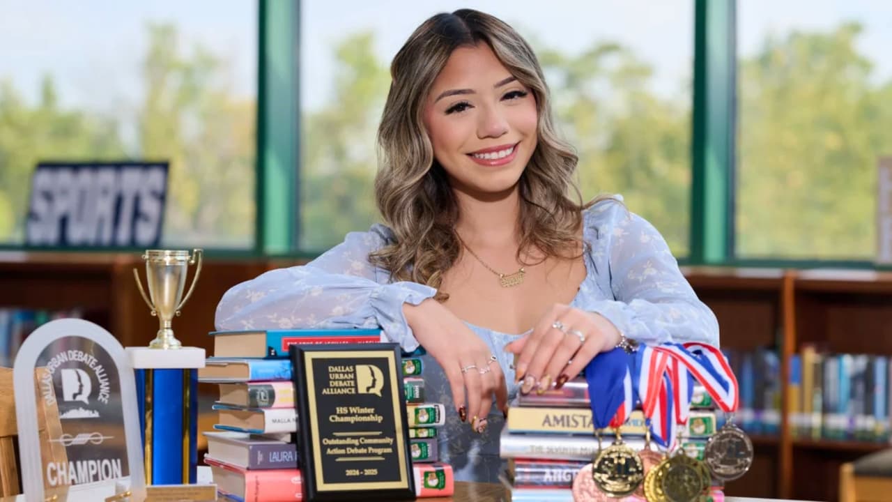 Una estudiante de Dallas que decidió dejar huella, y lo logró.