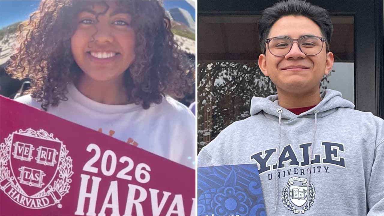 Dos estudiantes hispanos de escuelas públicas de Chicago son admitidos en Harvard y Yale