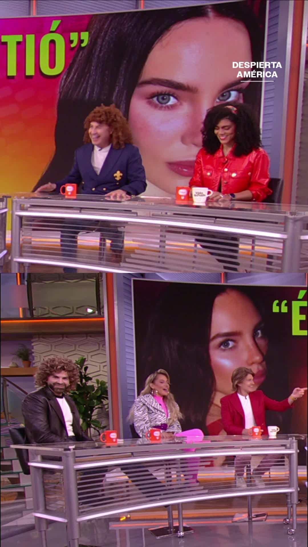 La reacción de Lucho Borrego al ser comparado por su look de los 80 con Amanda Miguel