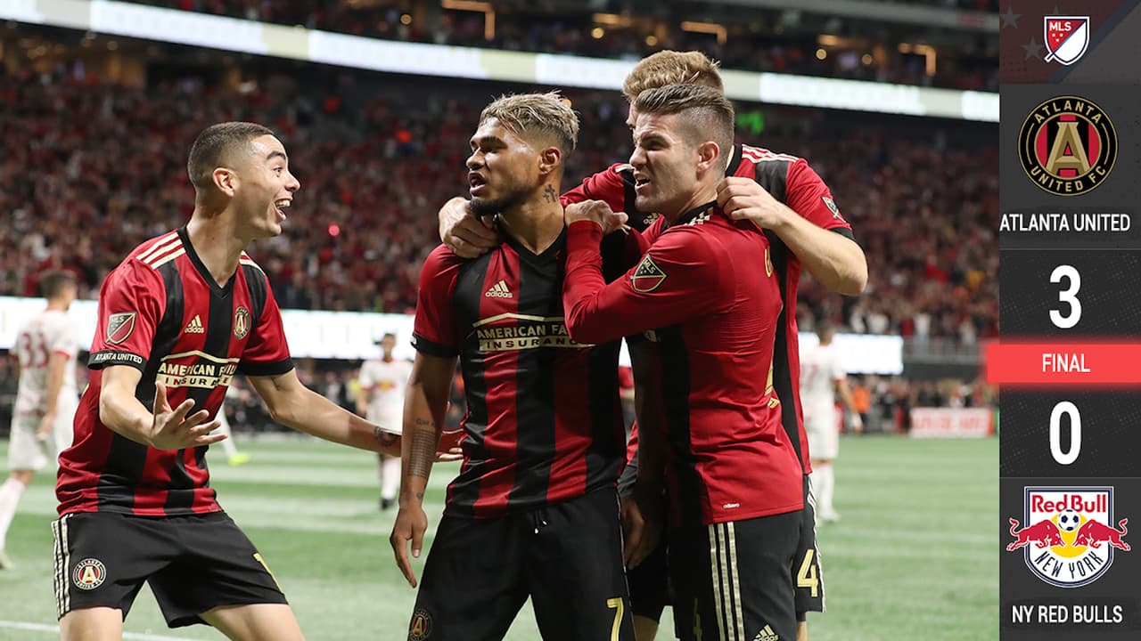 Atlanta United sacude a los Red Bulls con un 3-0 en la primera Final de la Conferencia Este