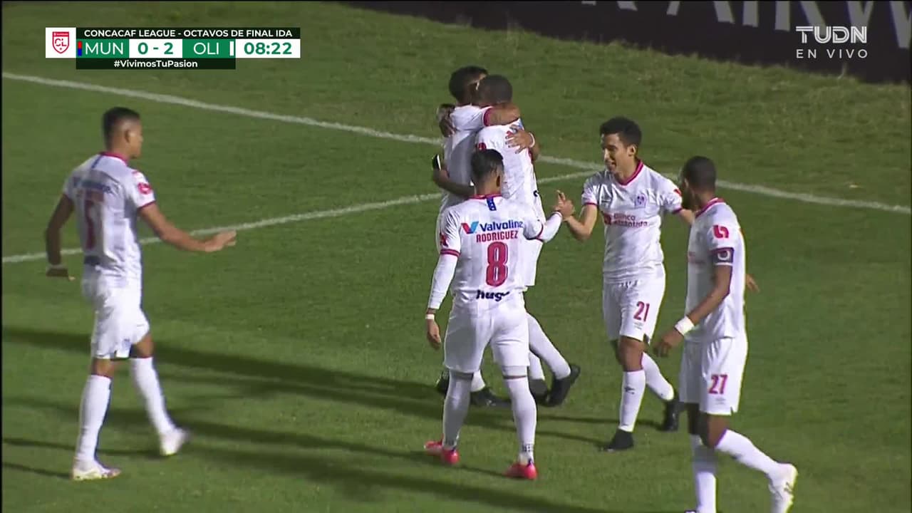 ¡GOOOL! Boniek García anota para Club Deportivo Olimpia.