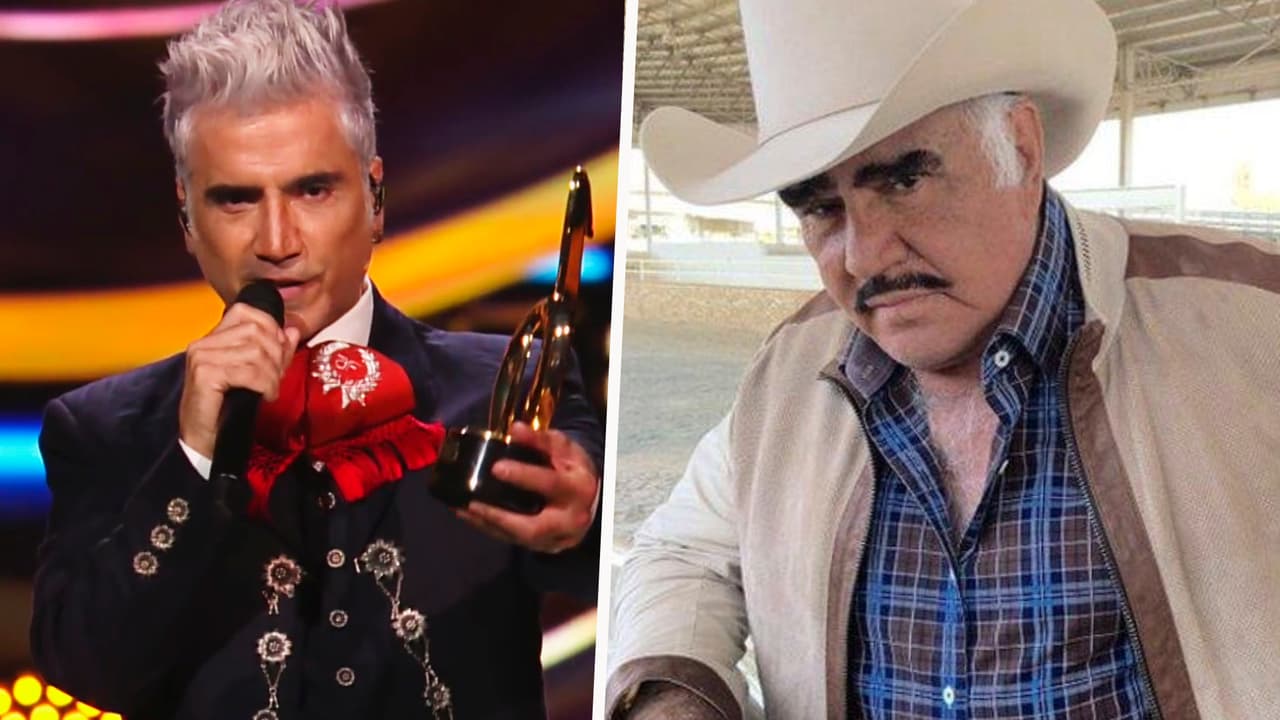 "Al que me heredó esta voz": Alejandro dedicó emotivas palabras a Vicente Fernández en Premio Lo Nuestro