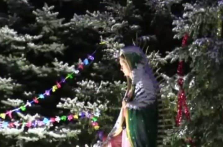 Desafiando el frío y la nieve, miles de peregrinos llegaron hasta el Cerrito del Tepeyac en Des Plaines para rendirle homenaje a la Patrona de México y Emperatriz de América, la Virgen de Guadalupe.