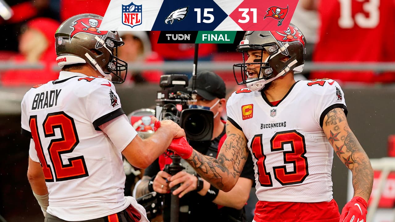 ¡Campeón intratable! Bucs receta paliza a Eagles y avanza en Playoffs