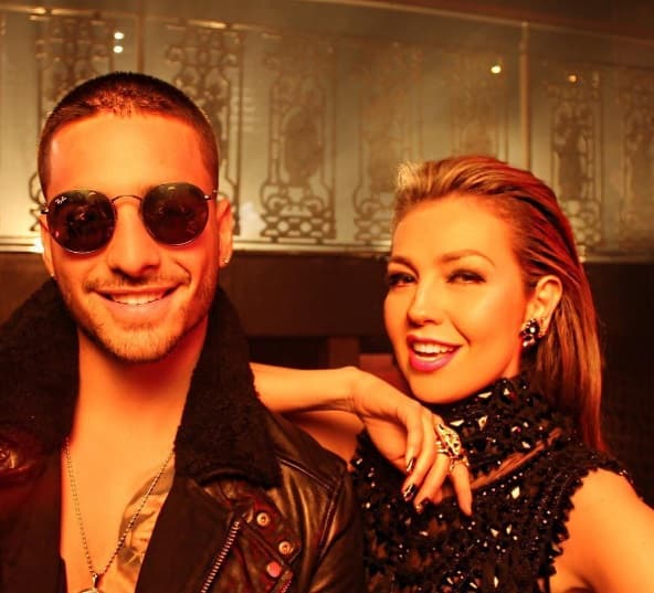 Thalía fue una de las primeras en pedirle a Maluma que la acompañara en un tema.