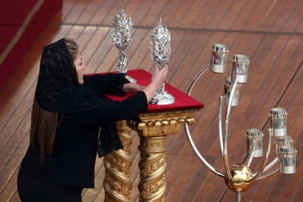 Las reliquias de los nuevos santos.