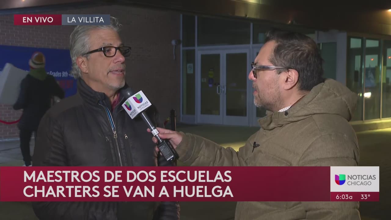 Maestros de dos escuelas chárter en La Villita se van a huelga y cancelan clases