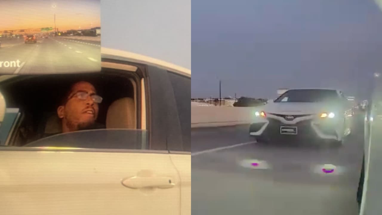 ¿Lo reconoces?: Policía de Houston busca al sospechoso de balear un auto durante incidente de furia al volante