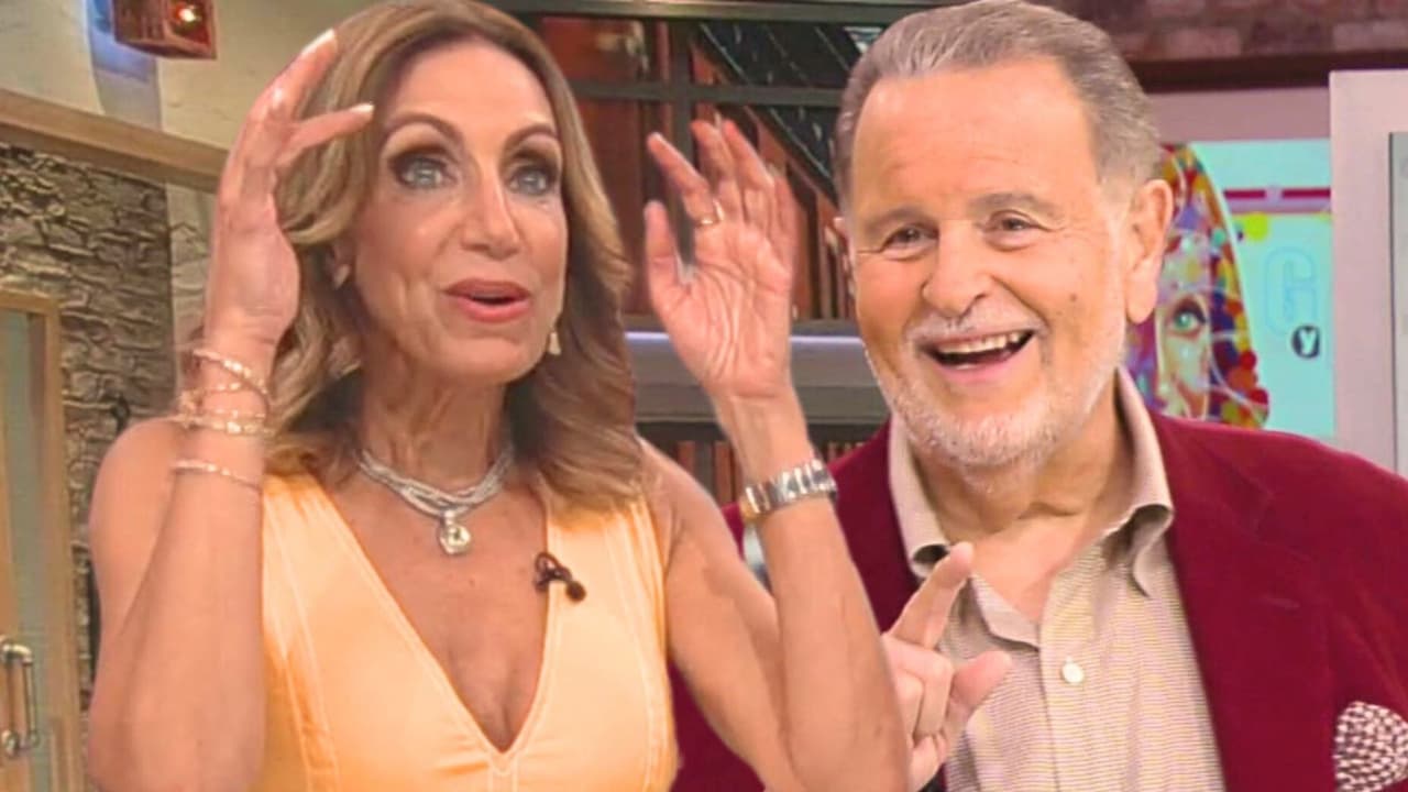 Lili Estefan intenta imitar el baile "mata cucarachas" de Raúl de Molina en África