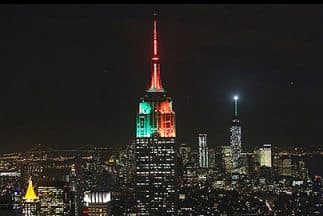El Empire State se iluminará con los colores de la bandera de México