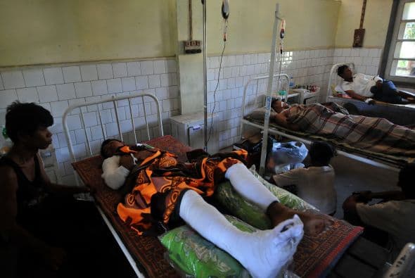 Al menos 112 personas, entre ellas 61 mujeres, han sido asesinadas, mientras otras 72 han resultado heridas tras los renovados disturbios sectarios en el estado de Rakhine, en el oeste de Myanmar, en los últimos cinco días.