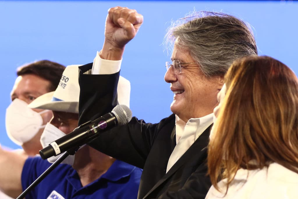 Candidato de la alianza CREO-PSC Guillermo Lasso.