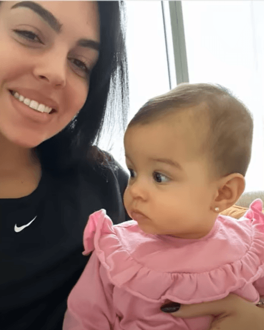 Bella Esmeralda, hija de Georgina Rodríguez y Cristiano Ronaldo