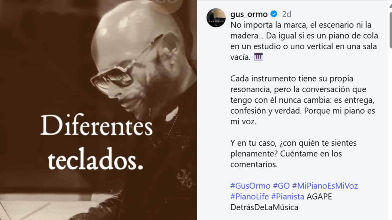 Gustavo Ormo, conocido solo como Gus Ormo, hizo esta última publicación en Instagram antes de ser hallado sin vida dentro de la piscina de su casa.