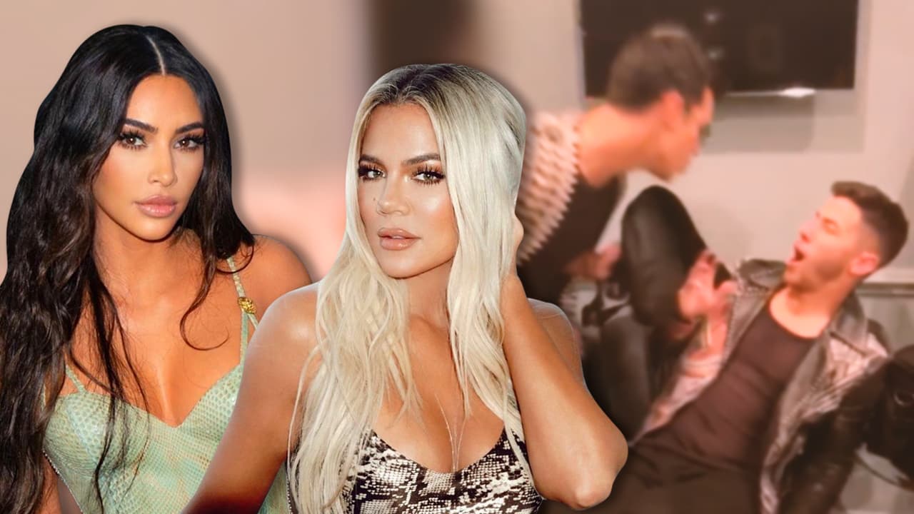 Los Jonas Brothers recrean una famosa pelea de las Kardashian y ellas reaccionan así