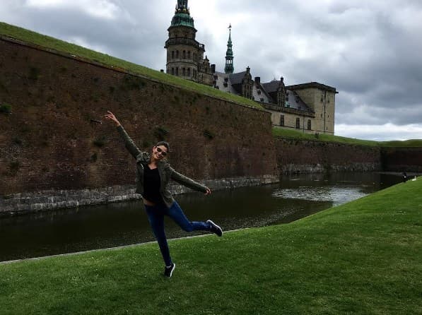 En el castillo de Kronborg, el famoso escenario del Hamlet de Shakespeare.