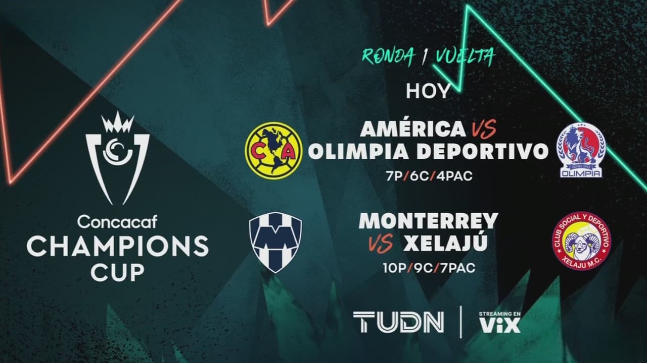 Concacaf Champions Cup: ¿Dónde y a qué hora ver los partidos de hoy?