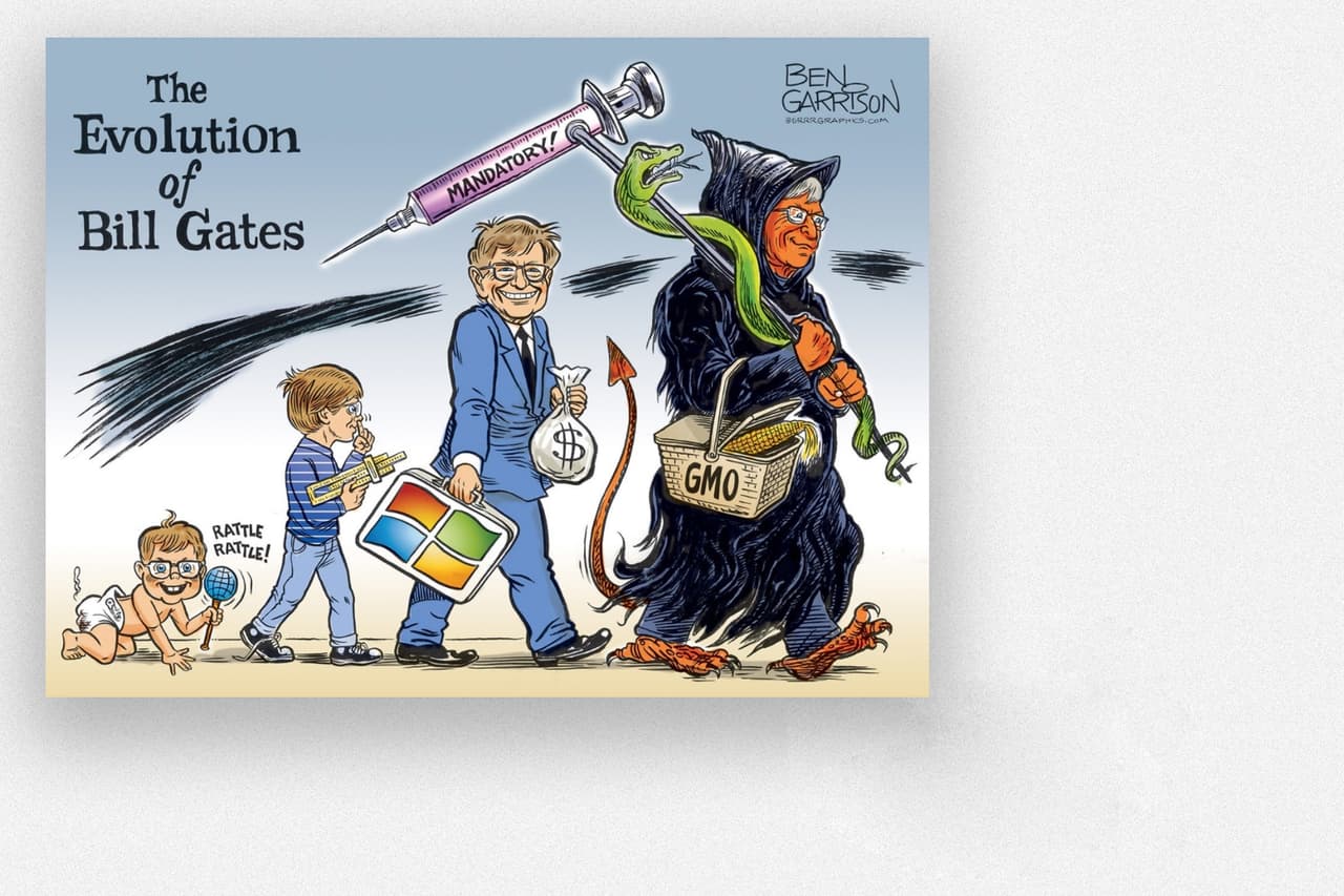 "La evolución de Bill Gates".