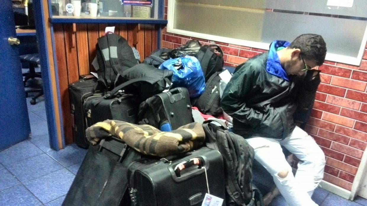The last stop for immigrants is the bus station in Santiago, Chile.