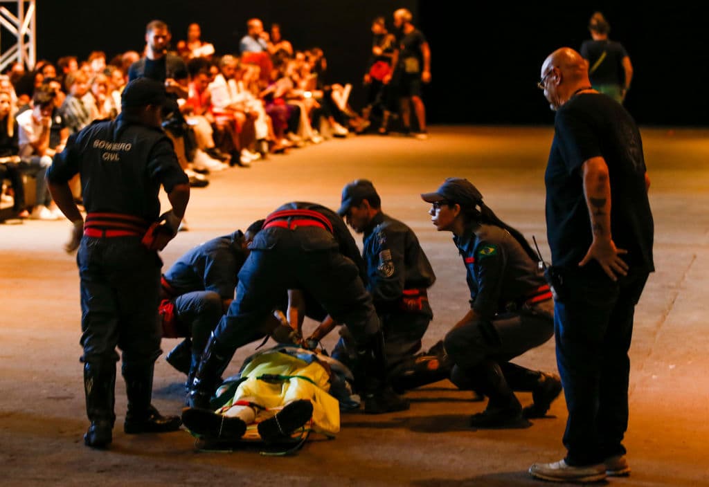 “Pese a que fue atendido rápidamente por los socorristas del evento y conducido al hospital, infelizmente no resistió".