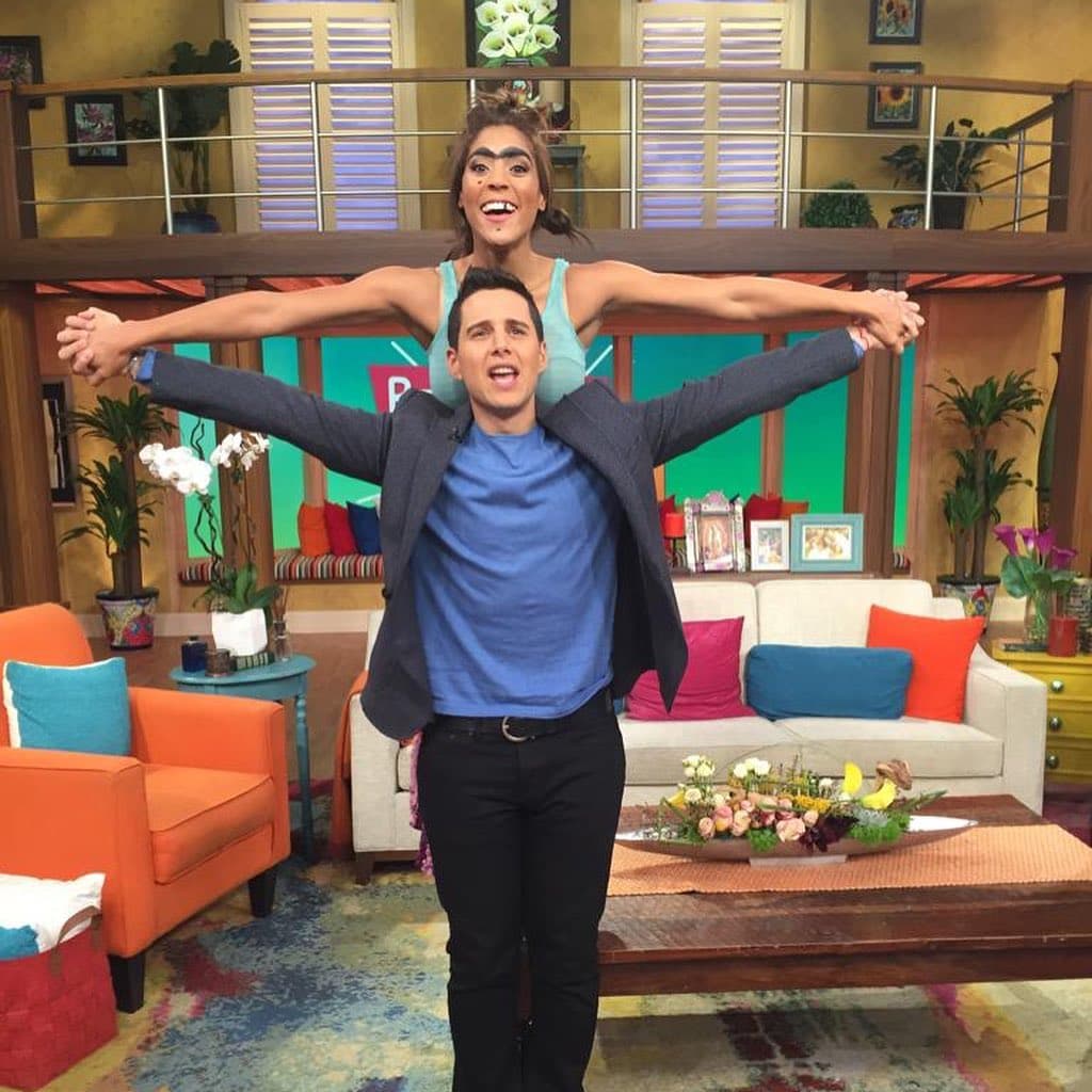 Otro cumpleañero fue Alejandro Chabán, aquí en una foto de hace tiempo con su gran amiga Mela la Melaza.