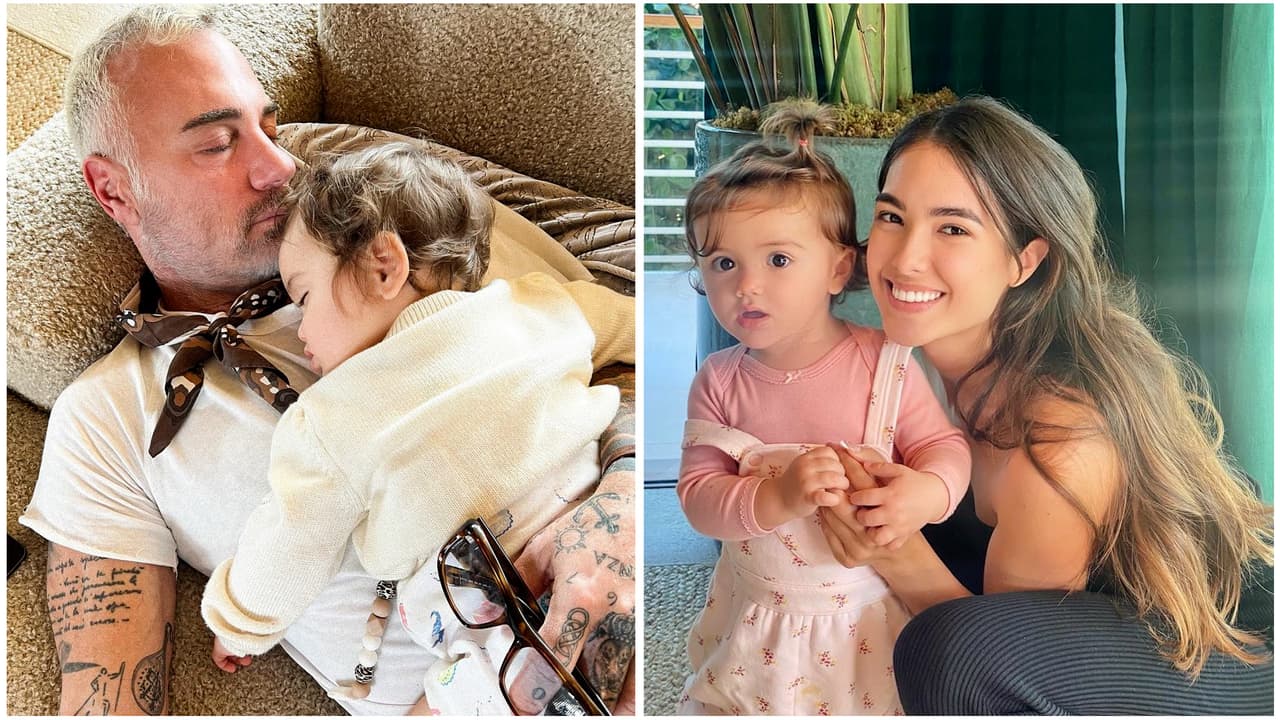 Hija de Gianluca Vacchi tiene un extraño hábito para dormir que a Sharon Fonseca le cuesta creer