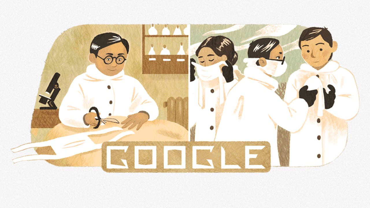 Google recuerda a Wu Lien-teh, el padre de la primera mascarilla que contuvo una epidemia