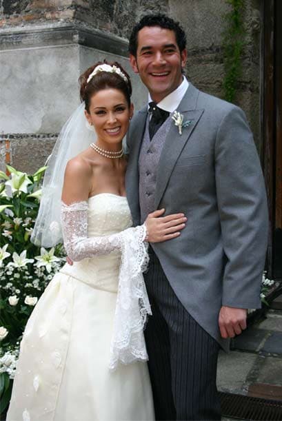 Luego la vimos con Eduardo Santamarina con quien consolidó su amor en la telenovela "Rubí" .