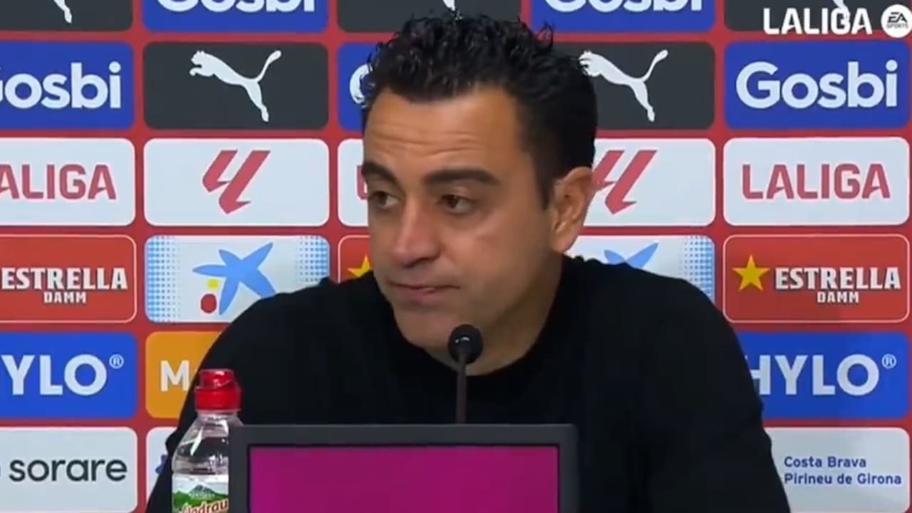 Xavi, molesto con Barcelona por perder ante Girona y Real Madrid