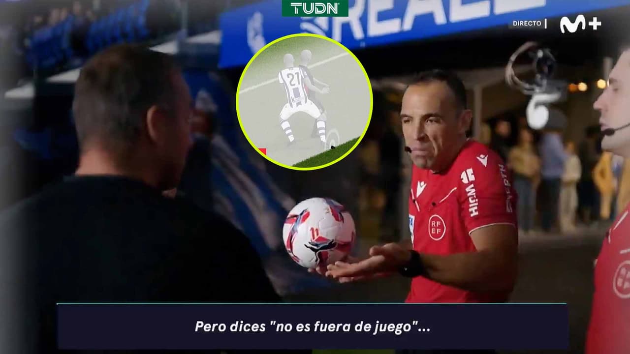 Arbitro se deslinda de responsabilidad en juego del Barcelona y le responde a Hansi Flick 