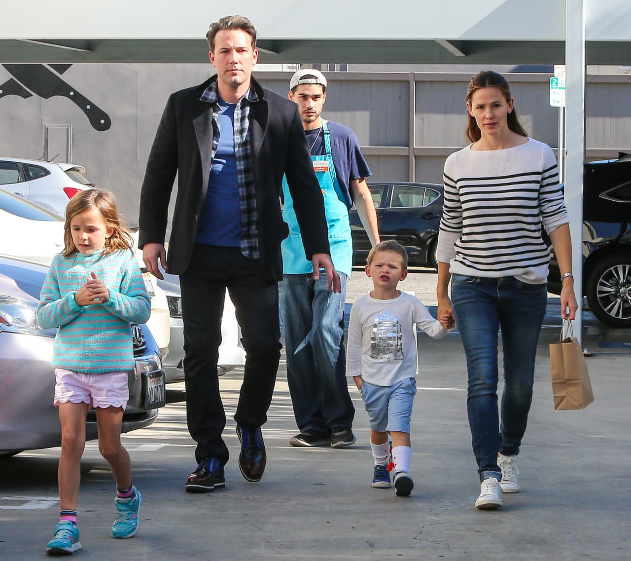 Jennifer Garner y Ben Affleck vuelven a ser una familia feliz.