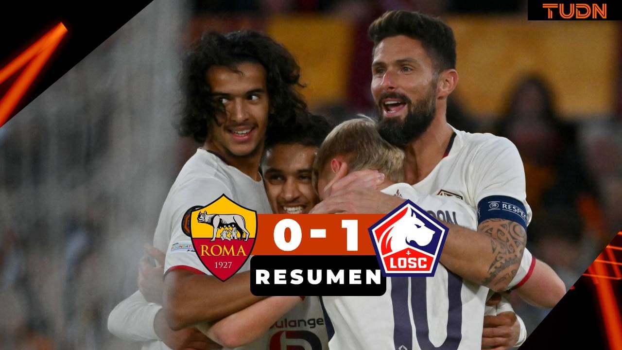 Resumen | Roma falla tres penales y pierde ante Lille