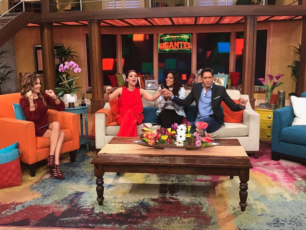 Daniela Luján y Johnny Lozada están muy orgullosos de haber llegado a la gran final de 'Pequeños Gigantes'.