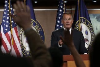 El congresista republicano de Ohio John Boehner, Presidente de la Cámara de Representantes de Estados Unidos.