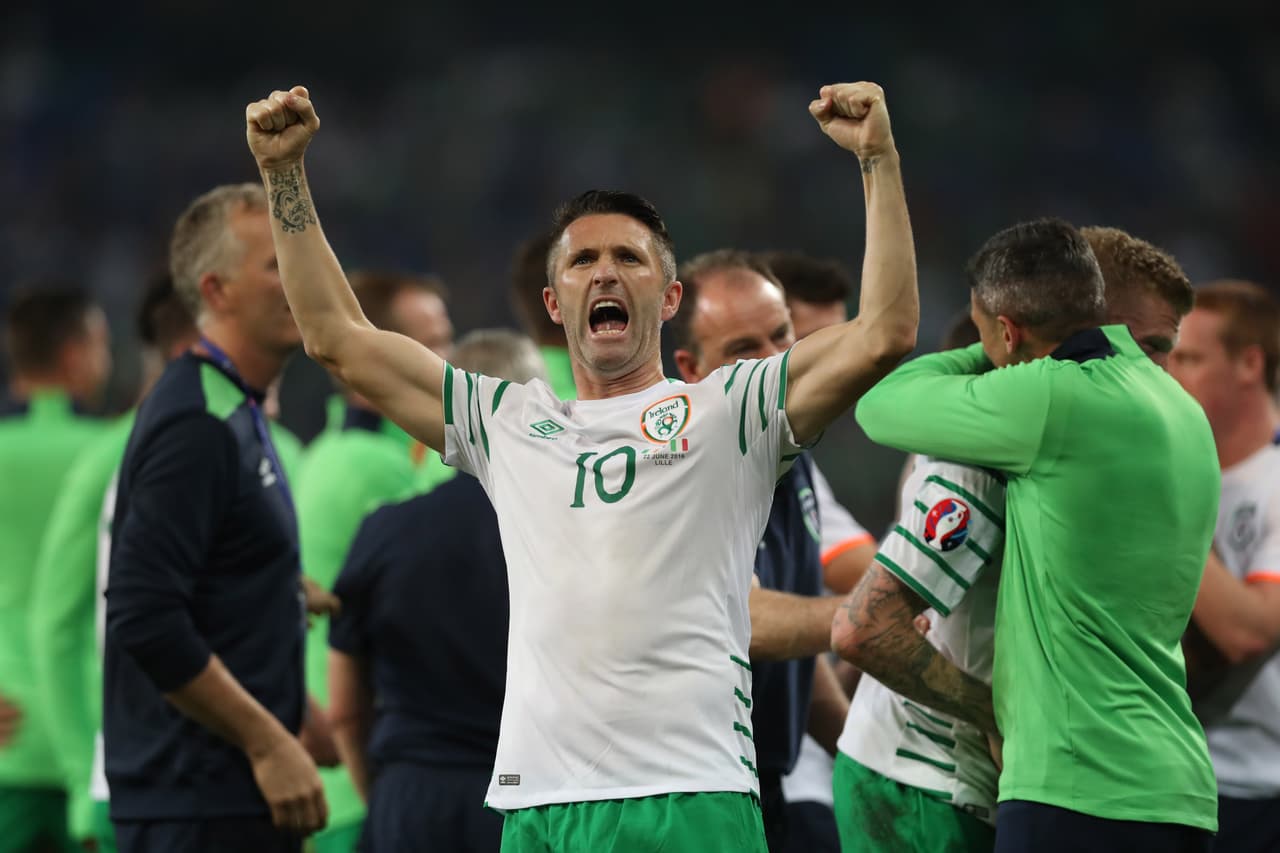 Robbie Keane sigue siendo capitán de la República de Irlanda en la EURO a pesar de ser suplente