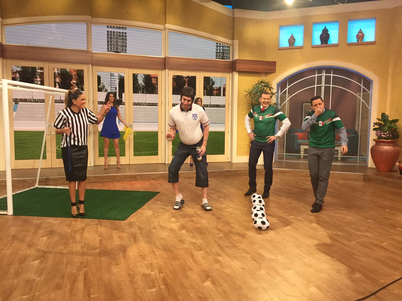 OMG! El calentamiento de 'Nobby' resultó un tanto peligroso.