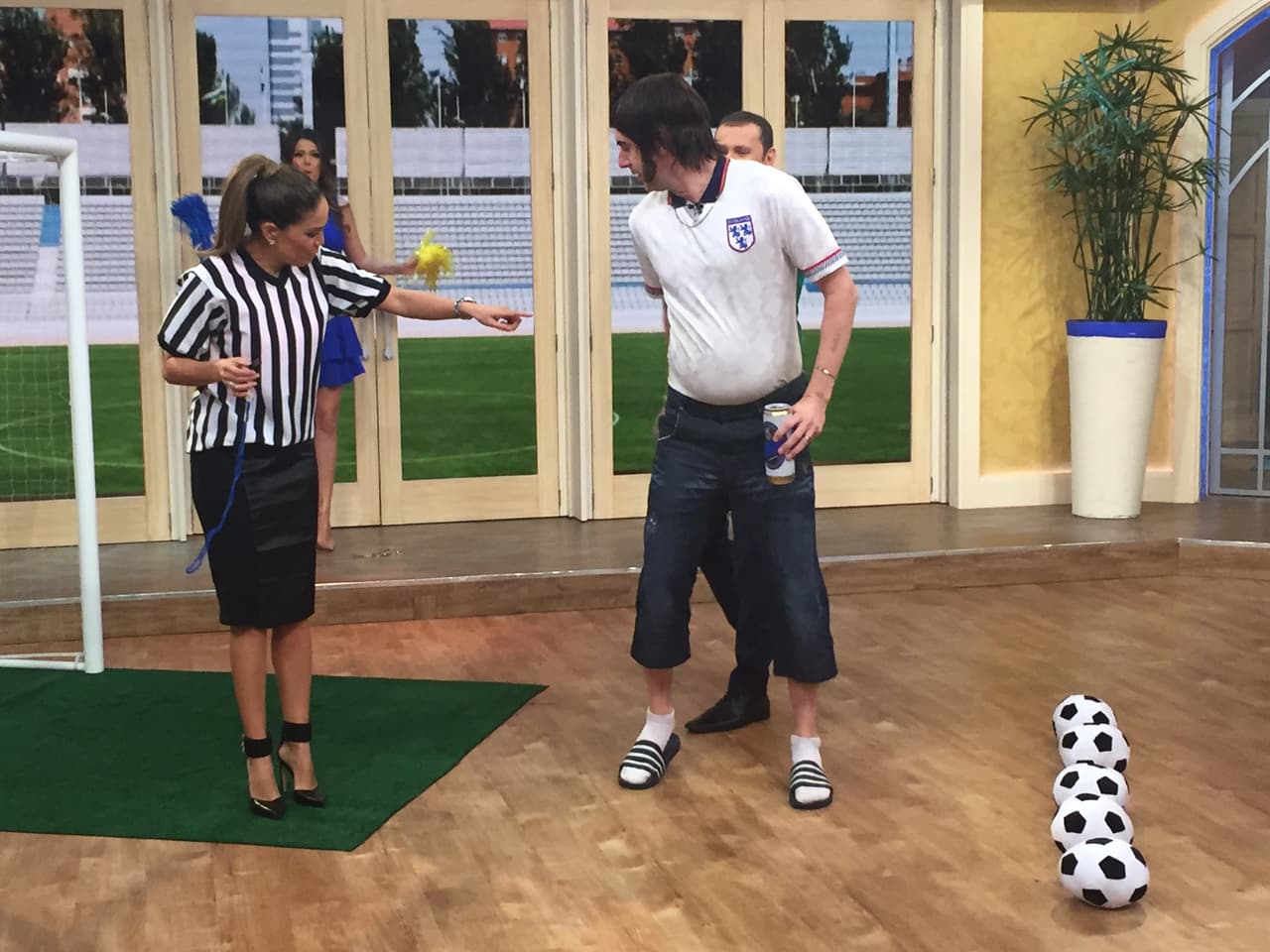 Todos estaban listos para iniciar el campeonato mundial de fútbol en Despierta América.